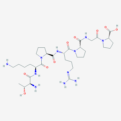 The Chemical structure of Selank Acetate