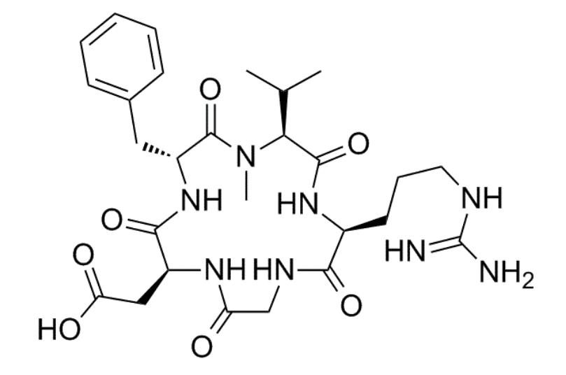 The Chemical structure of Cilengitide
