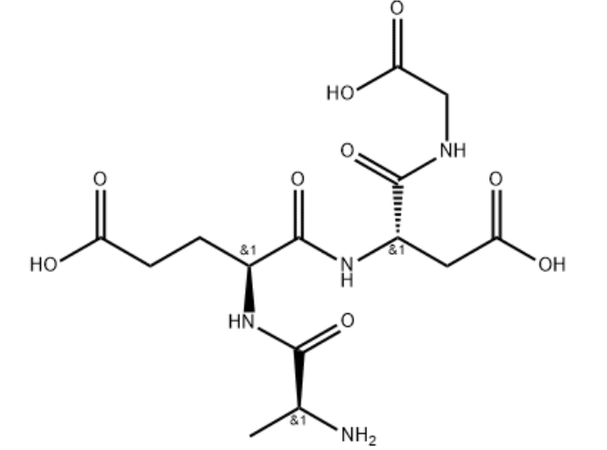 The chemical structure of Epithalon Acetate