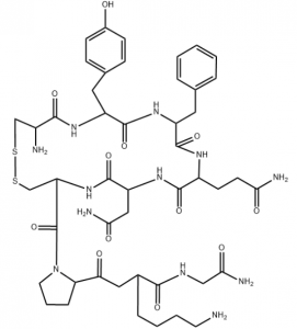 the Chemical structure of Lypressin from Remetide peptide supplier in the United States