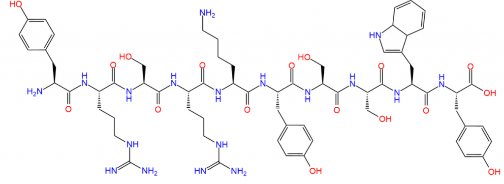 chemical formula of Decapeptide-12