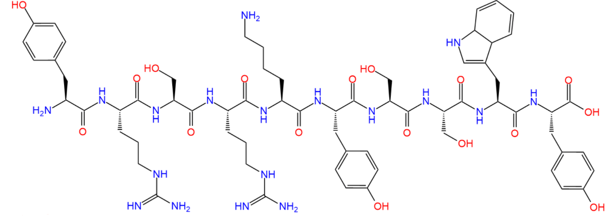 chemical formula of Decapeptide-12