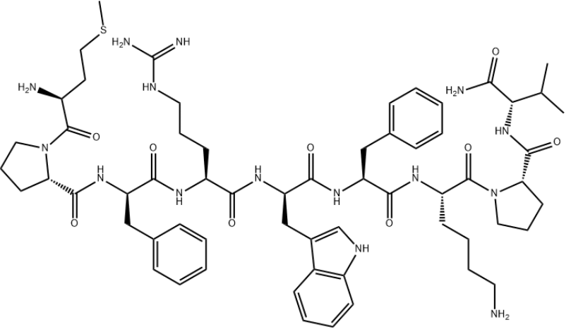 chemical formula of Nonapeptide-1