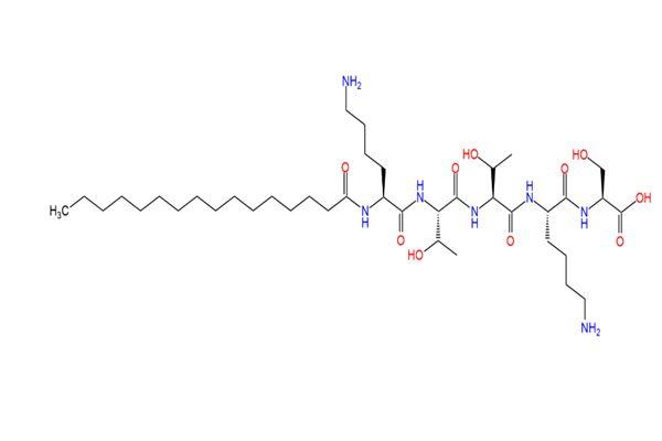 chemical formula of Palmitoyl Pentapeptide-3