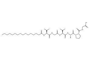 chemical formula of Palmitoyl Hexapeptide-12