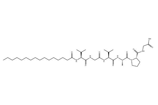 chemical formula of Palmitoyl Hexapeptide-12